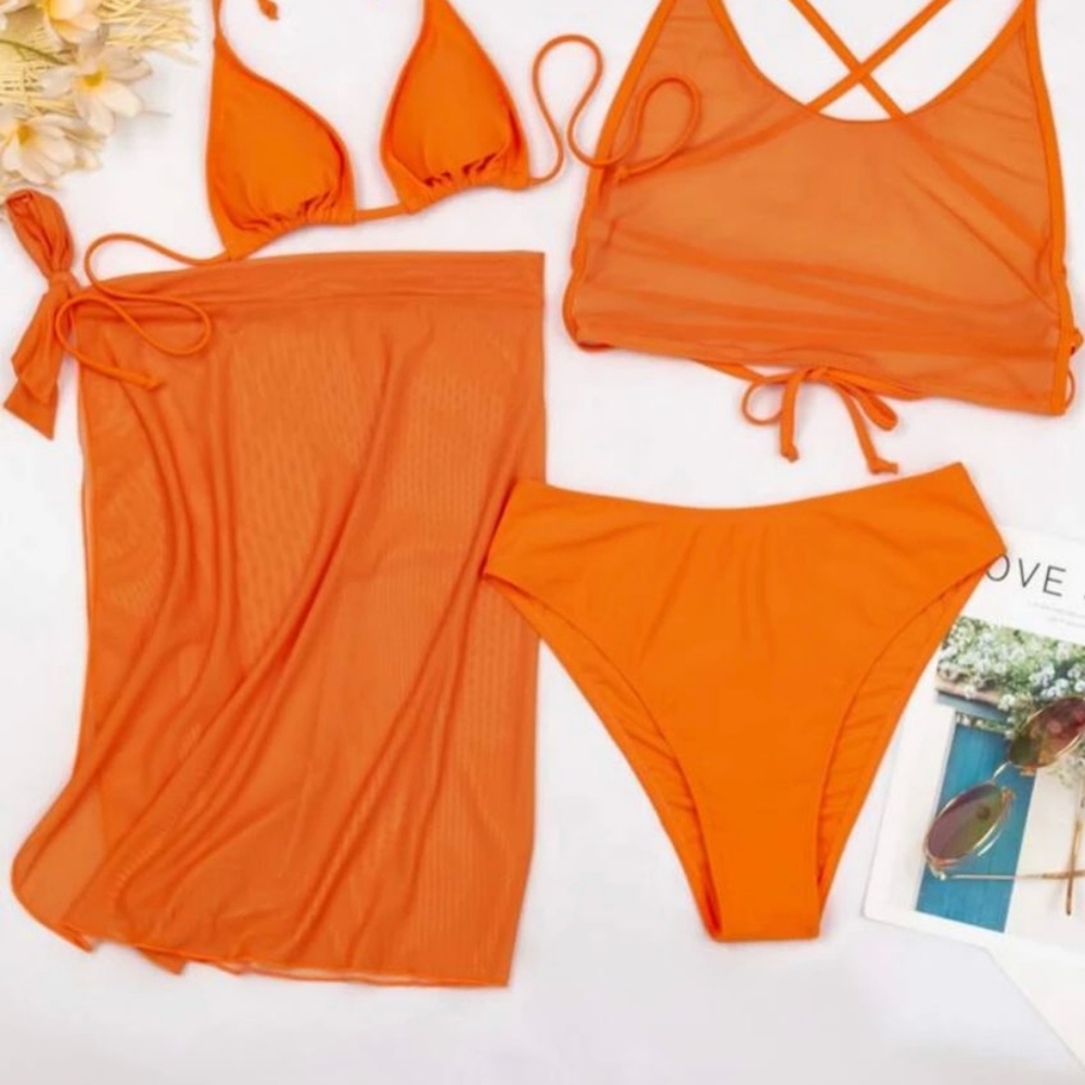 Brand new orange bathing suit